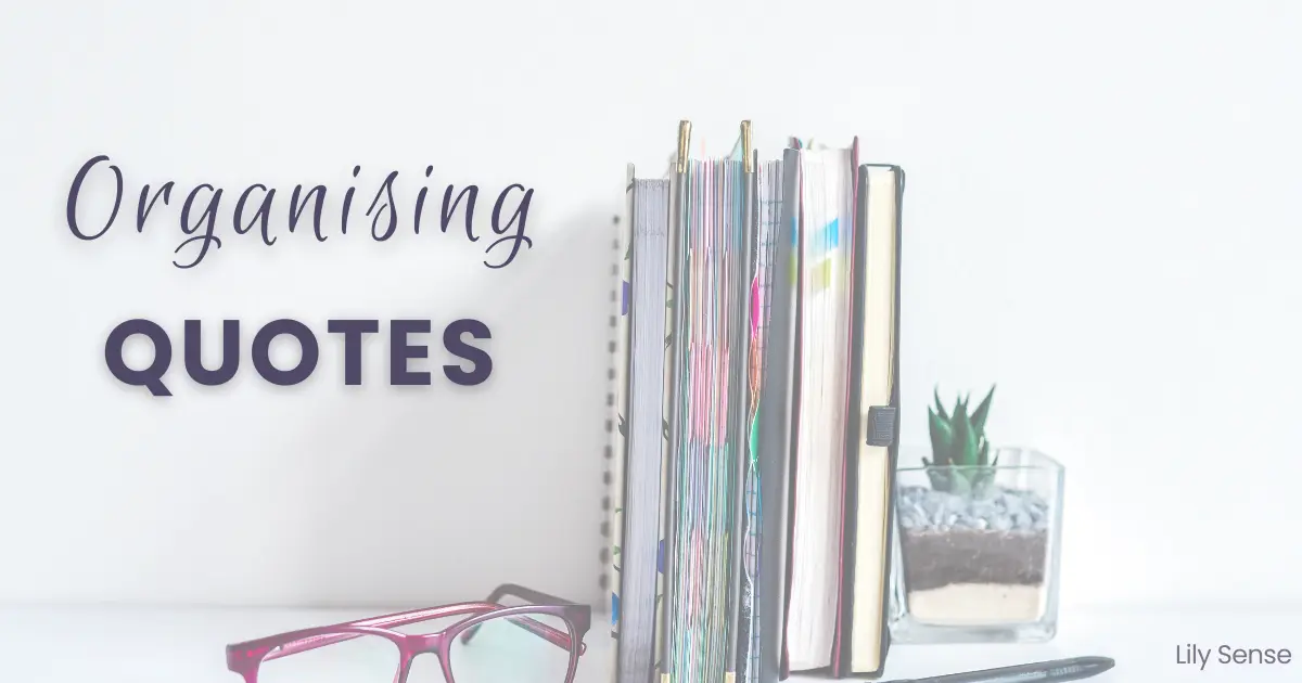Organizing quotes
